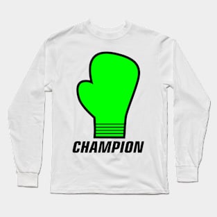 Athletic champion workout and gym t shirt for athletes and champions. Long Sleeve T-Shirt